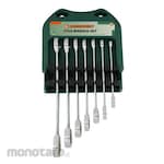 JONNESWAY Teeth Fast Ratcheting Combination Wrench Set