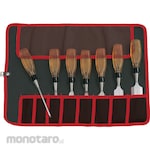 Kennedy 8 Flat Pocket Waterproof Chisel Roll