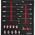Kennedy Ratcheting Combination Wrench & Socket Set (Kunci Ring Pas)