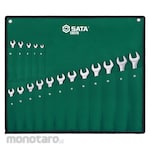 SATA Combination Wrench Offset Full Polish Set (Kunci Ring Pas)