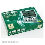 SATA Combination Wrench Stubby Full Polish Set (Kunci Ring Pas)