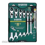 SATA Ratcheting Combination Wrench Metric XL Locking Flex Head (Kunci Ring Pas)