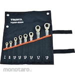 TRUSCO Ratcheting Combination Wrench Switchable Standard Set (Kunci Ring Pas)