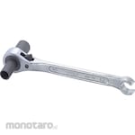Top Kogyo Ratcheting Combination Wrench with Flare Spanner (Kunci Ring Pas)