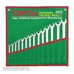 Toptul Combination Wrench Offset Long Pouch Bag (Kunci Ring Pas)
