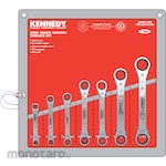 Kennedy Straight Ratchet Ring Spanner Set