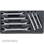 STAHLWILLE Set Double Ended Open Ring Spanners