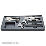 BluePoint Adjustable Wrench And Locking Pliers Set