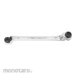 HOLEX Ratcheting Double Box End Wrench Offset