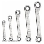 KLEIN TOOLS Ratcheting Double Box End Wrench Set (Kunci Ring Ratchet)