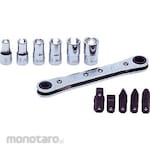 KO-KEN Ratchet Spanner Set 12 Pairs