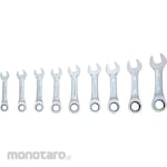 Kennedy Short Ratchet Combination Spanner Set