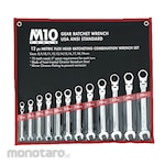 M10 Gear Ratchet Flex Combination Wrenches (Kunci Ring Pas Ratchet)