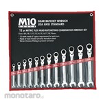 M10 Gear Ratchet Flex Combination Wrenches