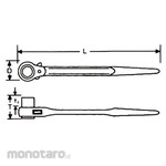 MCC Single-ended ratchet wrench