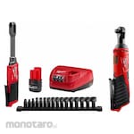 MILWAUKEE M12 FUEL Box Ratchet Kit + M12 Ratchet