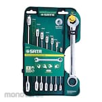 SATA Double Ratcheting Wrench Set (Metric) (Kunci Ring Ratchet)