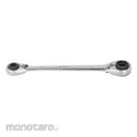 SATA Ratcheting Double Box End Wrench 4-In-1 (Kunci Ring Ratchet)