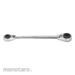 SATA Ratcheting Double Box End Wrench 4-In-1