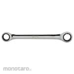 SATA Ratcheting Double Box End Wrench Fully Polished Plum Blossom Quick