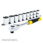 STANLEY Pear Head Ratchet Set Metric