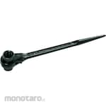 SUPER TOOL Double-End Ratchet Wrench (Reversible Claw Type) (Kunci Ring Ratchet)