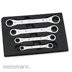 Snap-on Ratcheting Double Box End Wrench Standard 0° Offset SAE