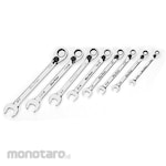 Snap-on SAE Standard 15° Offset Ratcheting Box/ Open End Wrench (Kunci Ring Pas Ratchet)