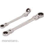 TONE Ratcheting Doube Box End Wrench Flex Head