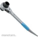 Top Kogyo Aluminum Short Ratchet Wrench (Kunci Ratchet)