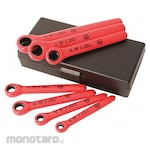 WIHA Ratcheting Single Box End Wrench Set (Kunci Ring Pas Ratchet)