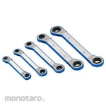 monotaro Angled Ratchet Wrench Set (Kunci Ring Ratchet)