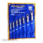 American Tool Double Box End Wrench Eliptical 75 Degree Set (Kunci Ring)