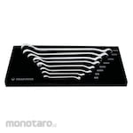 MAXPOWER Double Box End Wrench with Tool Tray Set (Kunci Ring)