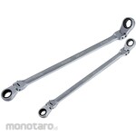 Pro-Auto Super long double flex lock gear wrench
