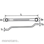 Top Kogyo Double-ended Glasses Wrench