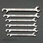 ESCO 5/32-9/16" Double Angle Both Ends Opened Wrench Set (Thin Jaws) 13 Pieces