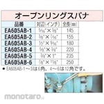 ESCO 5/8x3/4" Open Ring Wrench