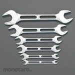 ESCO 5-24mm Both Ends Opened Wrench Set, Lightweight 6 Pieces