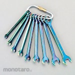 ESCO 9pcs/4-9mm Single End Spanner Set (Mini)