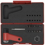 PB SWISS TOOLS Lever Grip C6 Torque Driver Set with Driver Bits, Case Included, 14-Piece Set