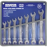 Senator Double Open End Wrench CH/Vanadium O/E Set (Kunci Pas)