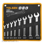 TOLSEN Double Open End Spanner Set