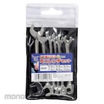Three Axis Double Open End Wrench Mini Fully Polished Set (Kunci Pas)