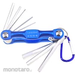 White Electric Hex wrench set, foldable