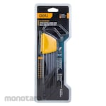 Deli Extra-Long Ball End Blacken Hex Key Set
