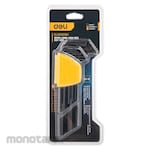 Deli Long Blacken Hex Key Set