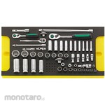 ESCO 1/4"sq / 3/8" sq socket wrench set (inch)