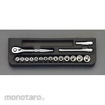 ESCO 1/4"sq socket wrench set