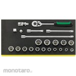 ESCO 3/8"sq socket wrench set